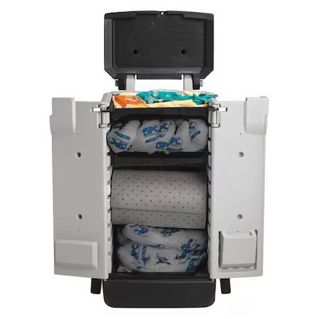 Brady Ska-K2 Spill Kit, 22 Gal Volume Absorbed Per Kit, Kaddie, Gray