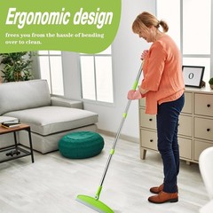 Silicone Air Broom,Multifunction Magic Broom with Long Gray Green