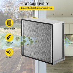 VEVOR HEPA Filter Replacement Filter Pleated Air Filter 24 x 24″ x11.5in