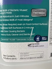 Bioesque Botanical Disinfectant Solution, 5 Gallons