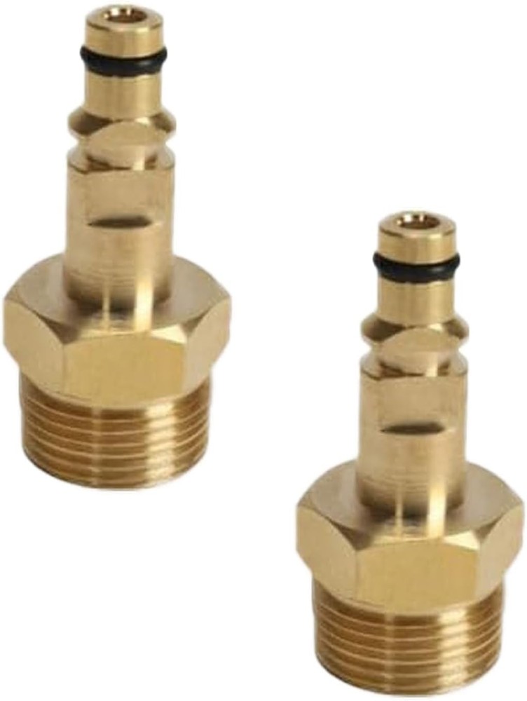 2Pcs Gold M22 Adapter High Pressure Washer Hose Pipe Quick…