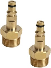 2Pcs Gold M22 Adapter High Pressure Washer Hose Pipe Quick…