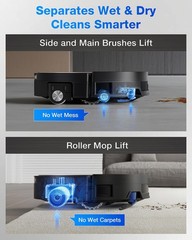 ECOVACS DEEBOT X11 OmniCyclone Robot Vacuum OmniCyclone, Black 1