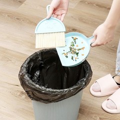 Small Dustpan and Brush kit, Multifunctional Cleaning Tool (with Manual Green