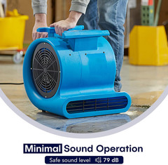 3-Speed Air Mover 1HP 4000+ CFM Monster Floor Blower Carpet Dryers Janitoral Flo