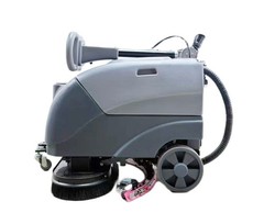 Dual Brush18″Walk Behind Floor Fordable Portable Scrubber2x45AH Battery Powered