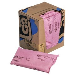 Pig Pil307 Sorbent Pillow, 6 Gal, 8 In X 17 In, Harsh Chemicals, Pink, 10 Pk