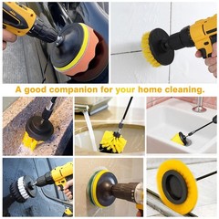 30 Piece Drill Brush Attachments Set, Scrub Pads & Sponge & Colorful