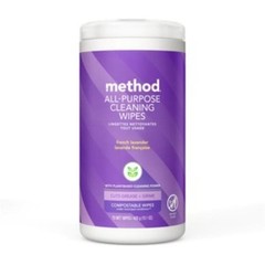 Method MTH338520 All-purpose Cleaning Wipes Purple Lavender 70 Count