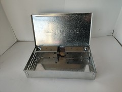 2 Pk Victor Tin Cat Solid Lid Multicatch HUMANE Mouse Trap M310 Up 2-30 Mice Ea.