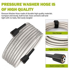308835074 Pressure Washer Hose Replacement 11.41 inches x 8.66 inches, Gray