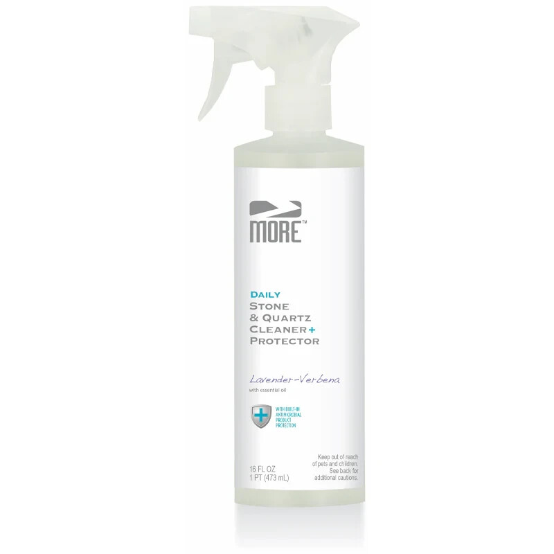 MORE® Daily Stone & Quartz Cleaner + Protector w/Antimicrobial Protection