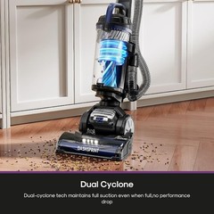 Anti-Tangle Brush Vacuum W/ Dual Motor Suction & Swivel Steering Accessories New