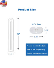 BF150 Replacement Bulb Compatible with Flowtron BK-80D, MC9000, FC7600 white