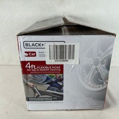 Black+Decker BDH1220AV Car Vacuum 12V Handheld 4ft Flexible Hose Slim Nozzle Red