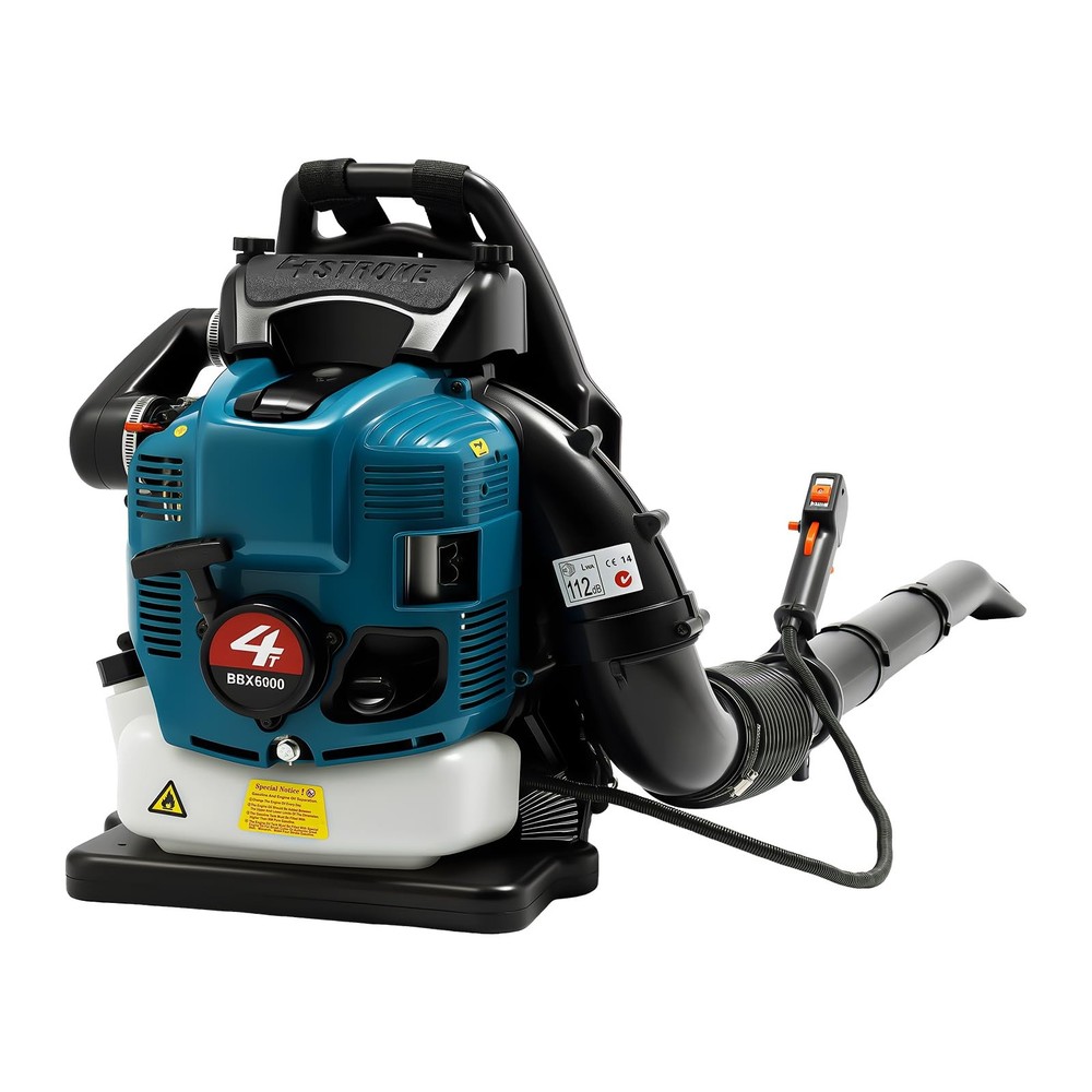 Gas Leaf Blower 75.6cc 4-Stroke Engine Backpack Leaf Blower with Cruise Control