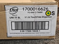 (QTY 3) Dial Professional 16626 4″x5.4″x11.2″ 1L Touch Free Dispenser – Slate