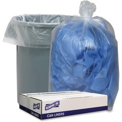 Genuine Joe GJO29128 Clear Low Density Liners 43″x47″ 1.1mil
