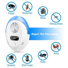 Bectine 2026 Upgraded Mouse Repellent Ultrasonic Pest Repeller Home Indoor Pest