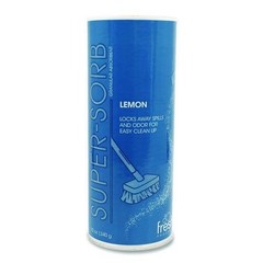 Fresh Products 614SSBX Super-Sorb 720 oz Liquid Spill Lemon Absorbent (6/Bx) New