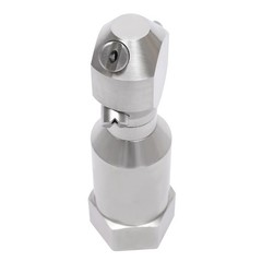360° Rotating Spray Nozzle – 304 Stainless Steel, 50L/Min Flow High Pressur