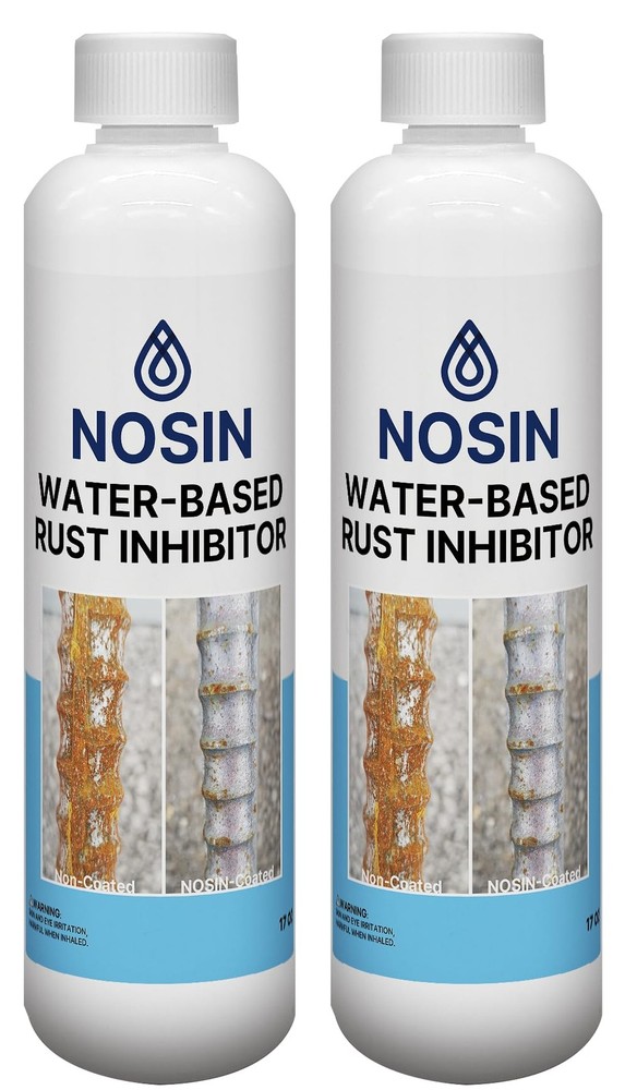 Nosin Rust Inhibitor Spray 2-Pack (34oz Total) – Water-Based Anti-Rust and Co…