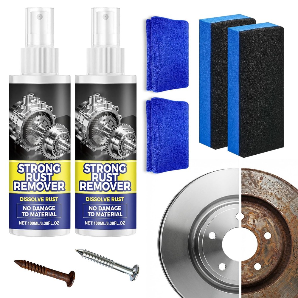 Rust Remover Spray for Metal, Multipurpose Rust Stain Remover, Heavy Duty Met…