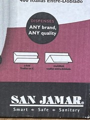 Brand NEW San Jamar T1750TBKRD Commercial Folded Towel Dispenser Black Pearl