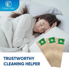 CF Clean Fairy 20pack Vacuum Filter Bags Compatible with Windsor Sensor Brown