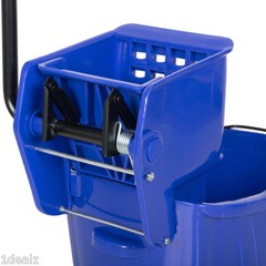 Industrial Lavex Janitorial Blue 36 Quart Mop Bucket & Wringer Combo with bonus
