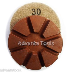 3” Metal Bond Diamond Polishing Pad for Concrete Floor – 30 Grit
