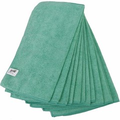 Genuine Joe GJO39505 Microfiber Cloth 12/Dozen Green