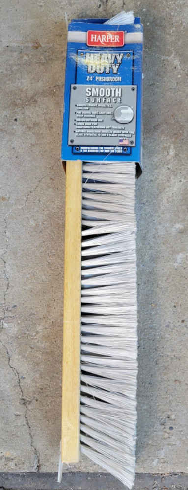 HARPER BRAND – HEAVY DUTY 24″ SMOOTH SURFACE PUSHBROOM HEAD
