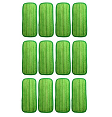 Clean Castle 12″ Reusable Premium Microfiber Mop Pads – 12 PACK