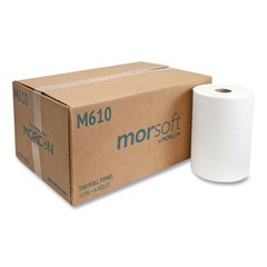 Morcon Paper M610 6/CT, 10″ x 500′, 1-Ply, 10 in. TAD Roll Towels – White New