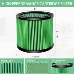 Shop-Vac High Performance 90304/90344 Cartridge 7-9/16 inches x 6-1/2