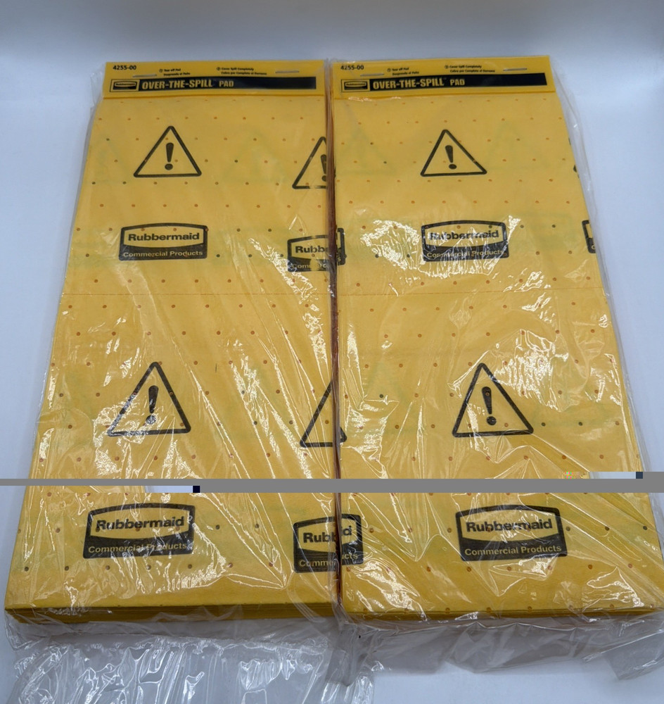 Rubbermaid Over The Spill Pad Absorbent Pad Commercial 4255 2 Pack