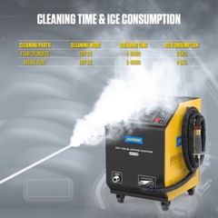 AUTOOL Dry Ice Blasting Cleaning Machine Dry Ice Blaster for Car Ships Aviation