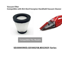 Ymimi Vacuum Filter Compatible with Dirt Devil Scorpion Handheld Vacuum…