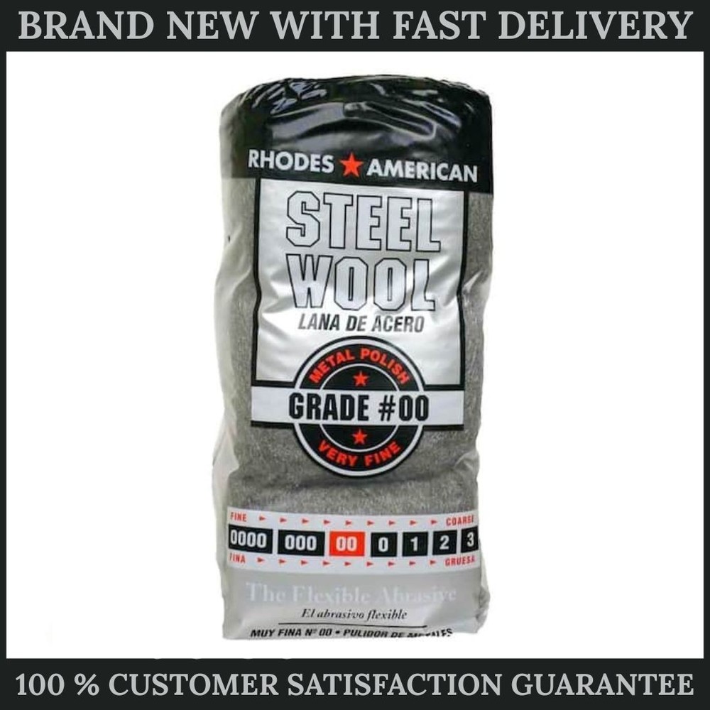 Fine Grade #00 Steel Wool (12-Pad)