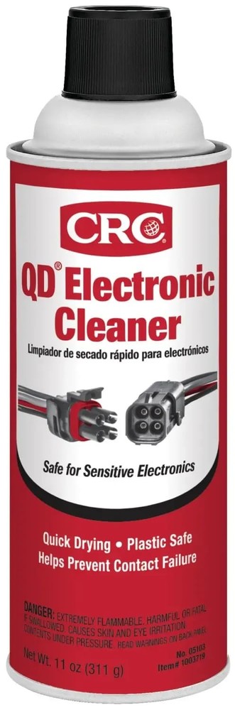 CRC 05103 QD Electronic Cleaner -11 Wt Oz 11 Ounce (Pack of 1), Red
