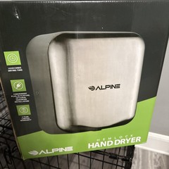 Alpine Hand Dryer – Silver AlP400-10-SSB