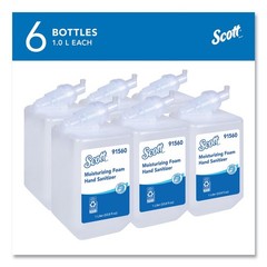 Scott 91560 1000ml Foam Hand Sanitizer Refill – Fruity Cucumber (6/CT) New