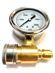 PK-QCG-5000 2.5″ 5000 PSI PRESSURE GAUGE KIT PRESSURE WASHER ACCESSORY V-ATG001