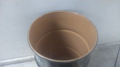 Guardair N630 30 Gal Volume Capacity Black Steel Open Head Vacuum Drum