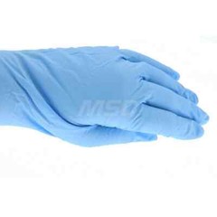 PRO-SAFE Blue Disposable Powder-Free Nitrile Gloves: 8 mil, 50 Pack, Size XLarge