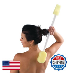 Sammons Preston Bath Toe Washer Combo Easy-To-Grip Easy-To-Use Lightweight
