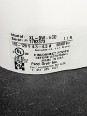 Xlerator Eco Excel XL-BW-ECO Hand Dryer (Untested)