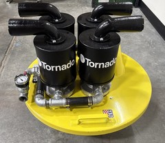 Tornado 98695 Quad Head Pneumatic Drum Top Vacuum Head Wet/Dry, Standard, 238cfm