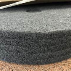 WAXIE (2) Black Stripping Pads, 20″ Diameter, 5/per Box (10) Total Pads